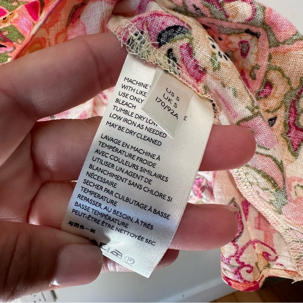 Free People | Summer In Tulum Tunic - Pink Combo Size Small - Picture 9 of 13